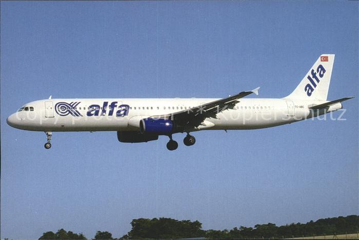 Flugzeuge Zivil Alfa A321-131 TC-ABC