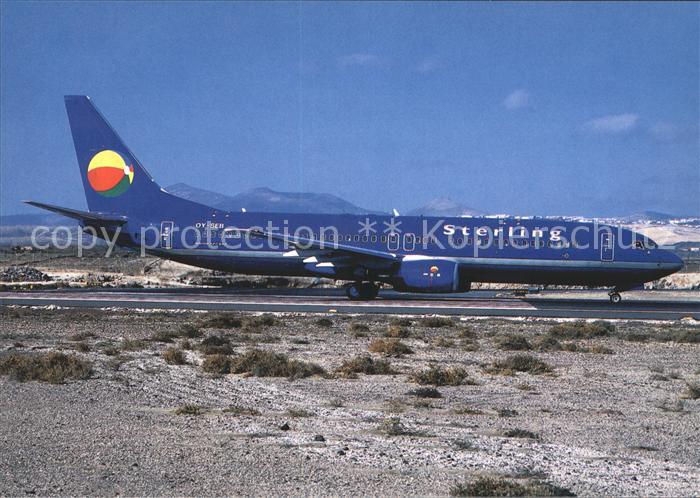 Flugzeuge Zivil Sterling Boeing B-737-800 OY-SEB