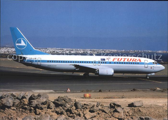Flugzeuge Zivil Futura Luxair col. Boeing B-737-400 LX-LGG