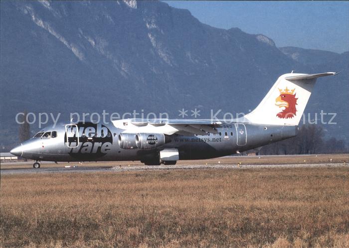 Flugzeuge Zivil Web Ware BAE 146-200 SE-DRD cn E2094