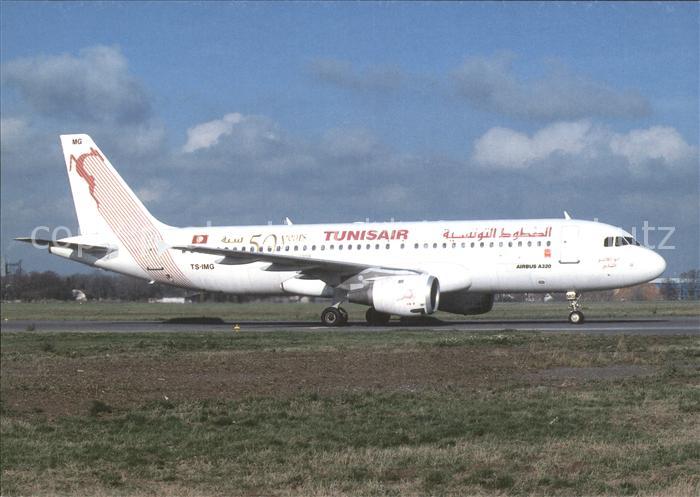 Flugzeuge Zivil Tunisair A320-211 TS-IMG cn 390