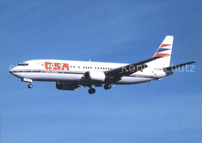 Flugzeuge Zivil CSA Boeing 737-45S OK-DGM cn 28473