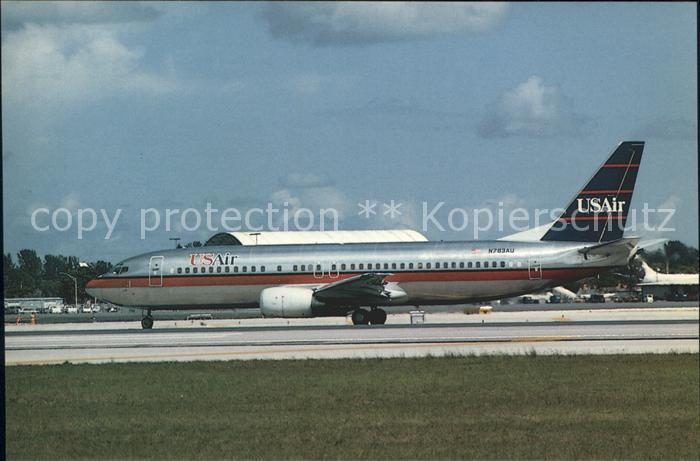 Flugzeuge Zivil US Air Boeing 737-4B7 N783AU c/n 25022