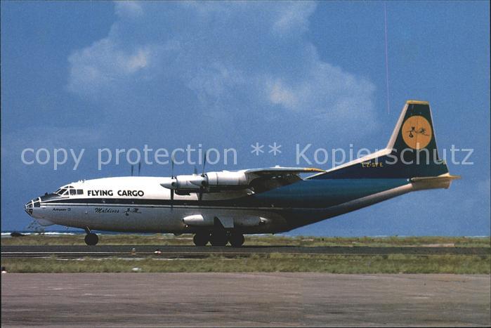 Flugzeuge Zivil Flying Cargo Maldives Antonov 12 LZ-SFE