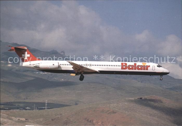 Flugzeuge Zivil Balair McDonnell Douglas MD-83 HB-INW