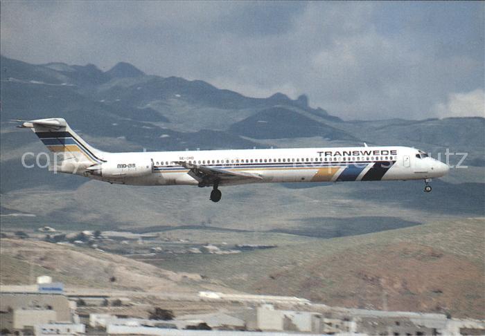 Flugzeuge Zivil Transwede Mc Donnell Douglas MD-83 SE-DHO