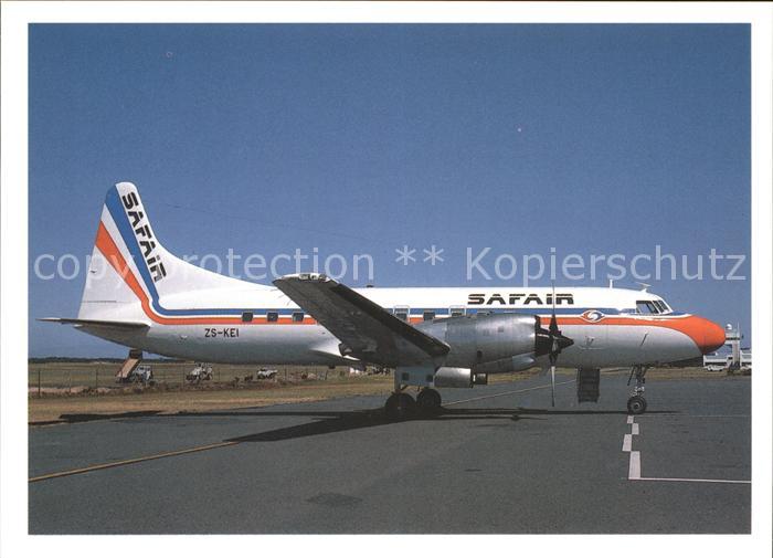 Flugzeuge Zivil Safair Lines CV-580 ZS-KEI c/n 141
