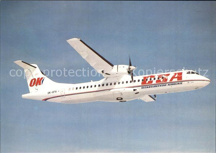 Flugzeuge Zivil CSA Ceskolovenske Aerolinie ATR72 OK-XFA