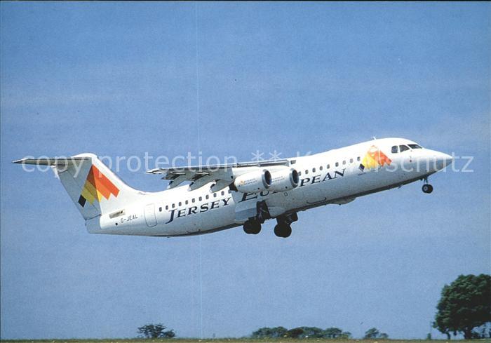 Flugzeuge Zivil Jersey European BAe 146.300 G-JEAL