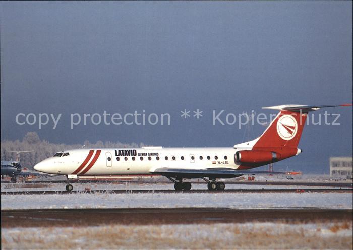 Flugzeuge Zivil Latavio Latvian Airlines TU134B-3 YL-LBL c/n 63515