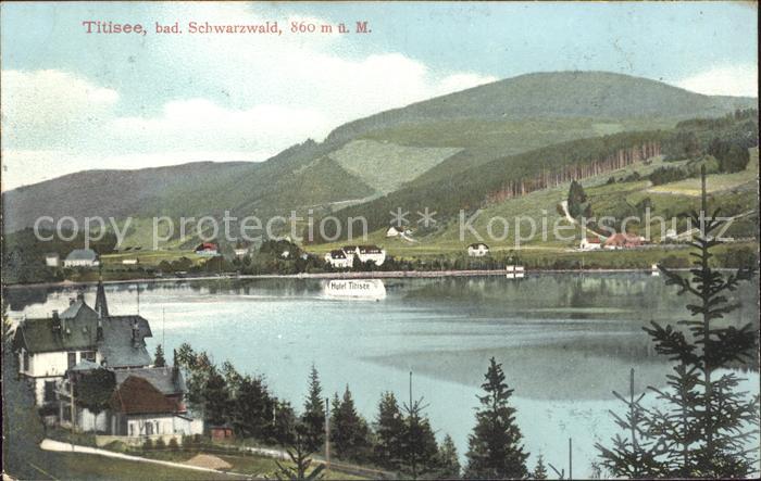 TITISEE Schwarzwald BW Partie am See Hotel Hochschwarzwald