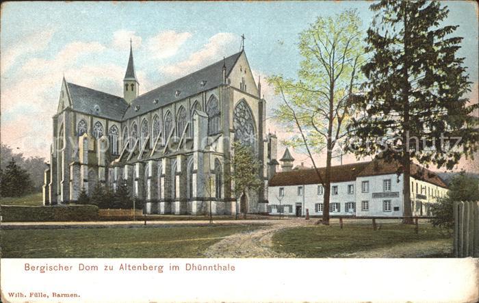 Altenberg Rheinland Dom zu Altenberg im Dhuenntal Bergisches Land
