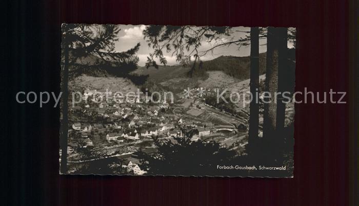 Gausbach Blick ins Tal Schwarzwald