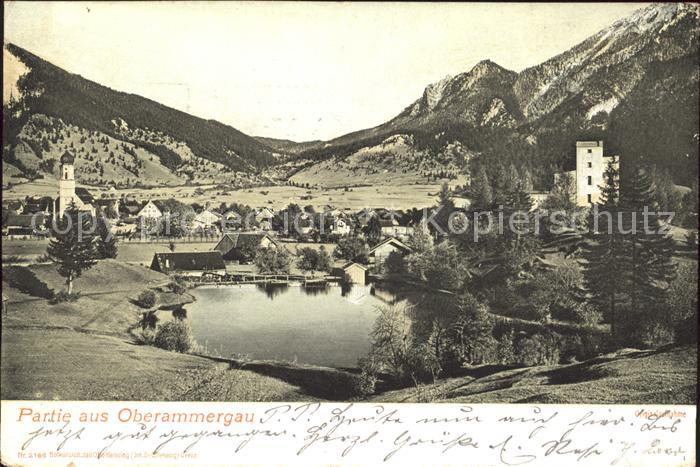 OBERAMMERGAU Bayern Panorama See Alpen