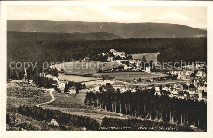 Hahnenklee-Bockswiese Harz Panorama Blick vom Bocksberg