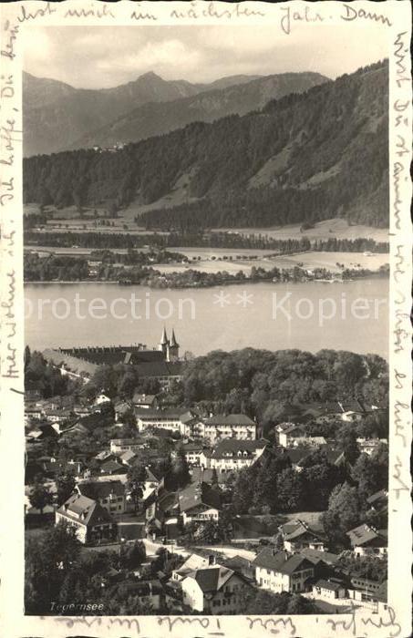 Tegernsee Bayern Panorama Bayerische Alpen