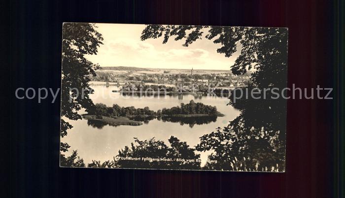 Feldberg Mecklenburg Blick vom Reuterberg