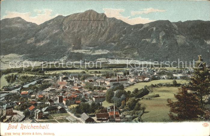 Bad Reichenhall Gesamtansicht mit Alpenpanorama