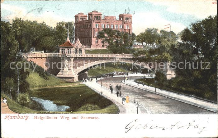 HAMBURG CITY Helgolaender Weg und Seewarte