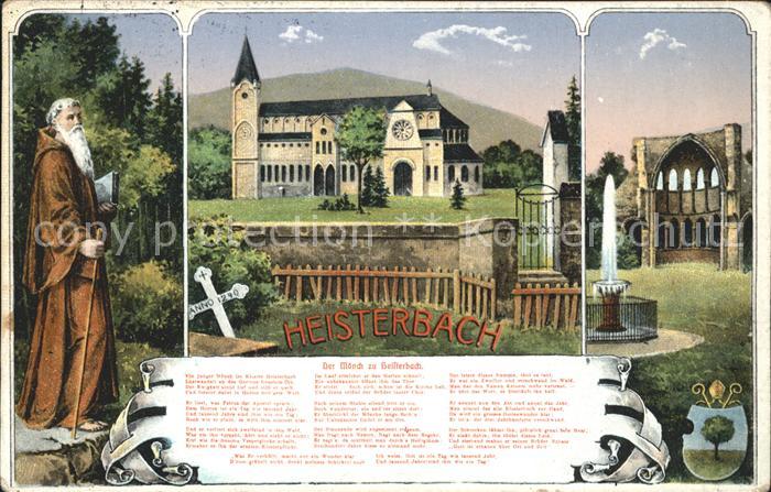 Heisterbach Kloster Ruine Brunnen Moench