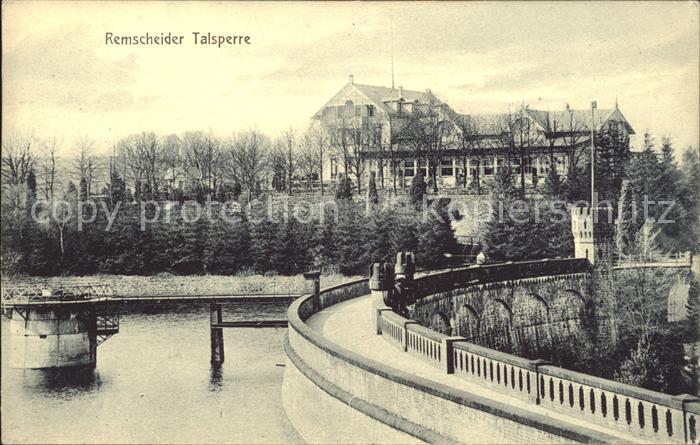 Remscheid Talsperre Staumauer