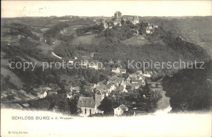 Burg Wupper Gesamtansicht mit Schloss