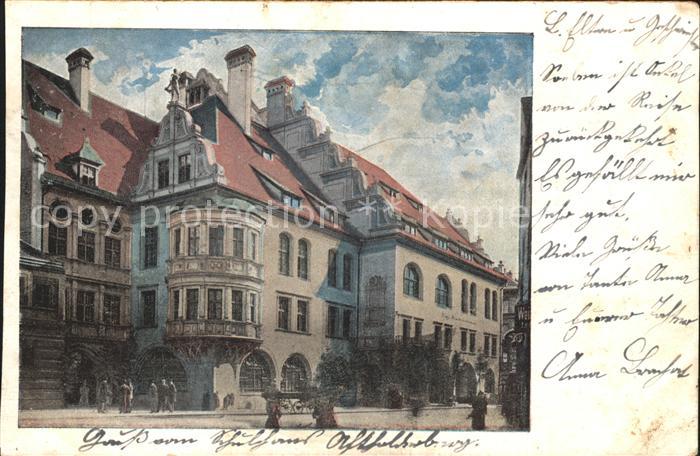 Muenchen Bayern Hofbraeuhaus