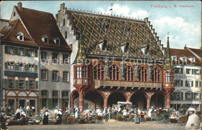 Freiburg Breisgau Kaufhaus Historisches Gebaeude Markt