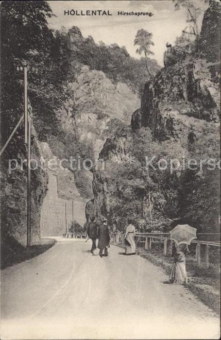 Hoellental Schwarzwald Partie beim Hirschsprung