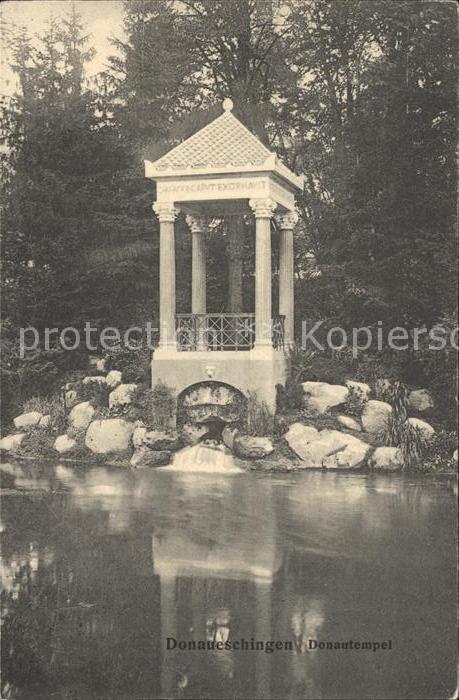Donaueschingen Schlossgarten Donautempel