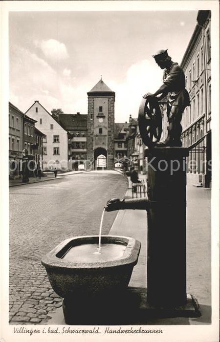 Villingen-Schwenningen Handwerkerbrunnen von Eugen Merz Tor