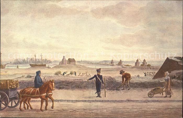 HAMBURG CITY Maerzfeier 1913 Offizielle Festpostkarte Serie III Ereignisse aus