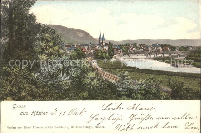 Hoexter Weser Gesamtansicht