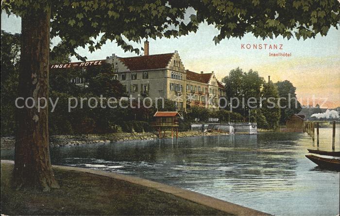 Konstanz Bodensee Inselhotel Uferpartie