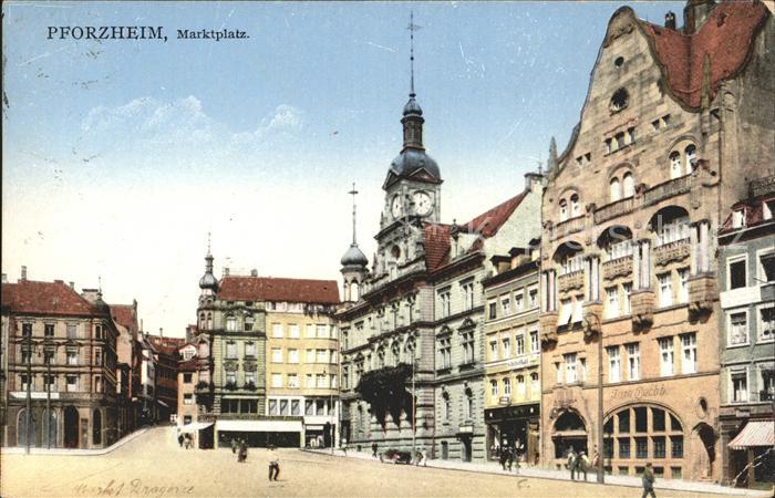 Pforzheim Marktplatz Rathaus