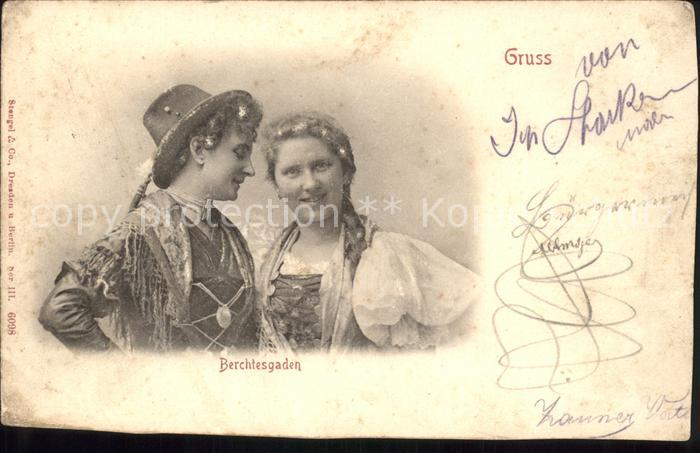 BERCHTESGADEN Bayern Liebespaar Trachten