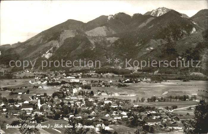 Grassau Chiemgau Blick zum Schnappen Bayerische Alpen