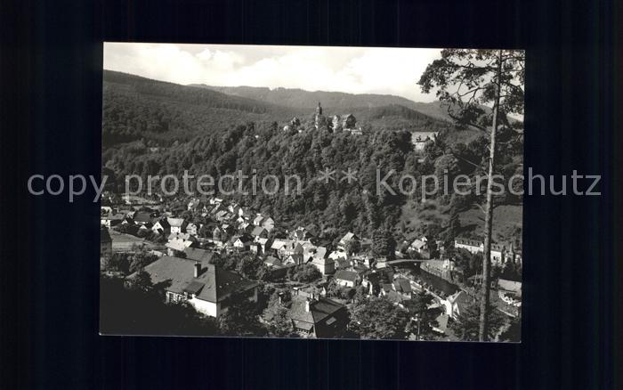Schwarzburg Thueringer Wald Gesamtansicht