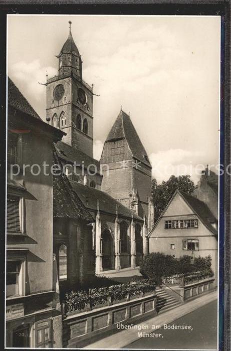 ueberlingen Bodensee Muenster Trinks Postkarte