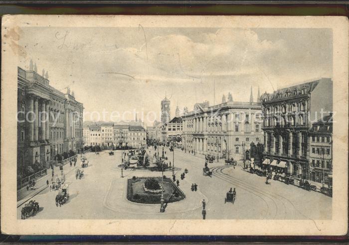 BERLIN  CITY Schlossplatz und Begasbrunnen