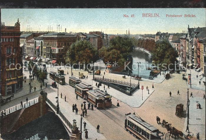 BERLIN  CITY Potsdamer Bruecke Strassenbahn