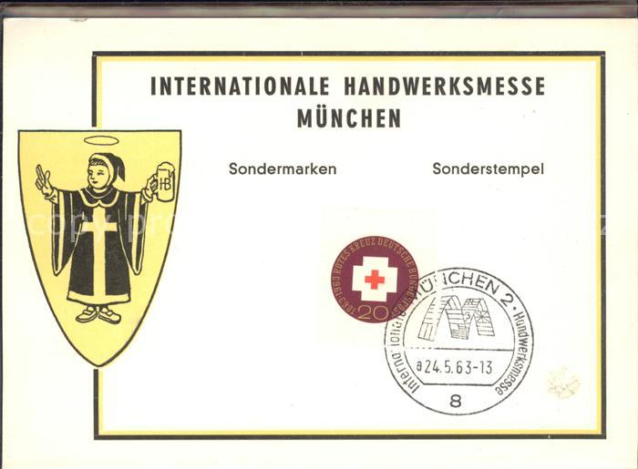 Muenchen Bayern Internationale Handwerksmesse Sondermarken Sonderstempel