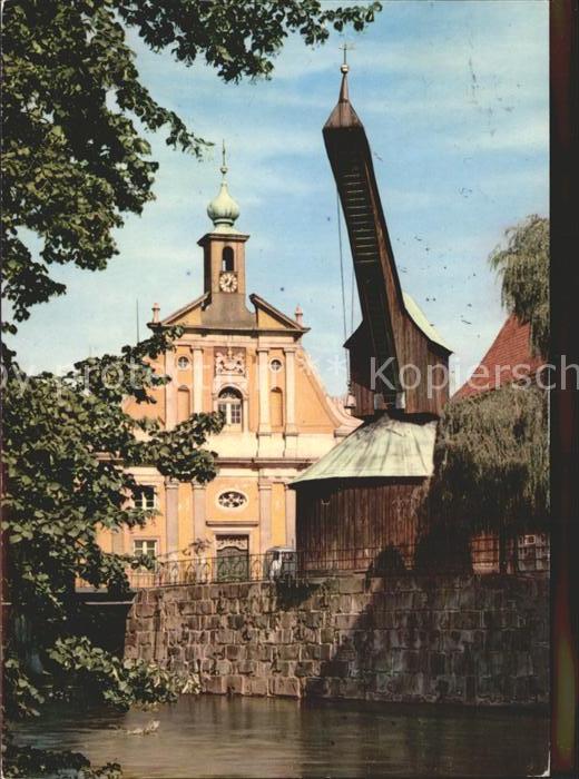 LueNEBURG  CITY Alter Kran und Kaufhaus