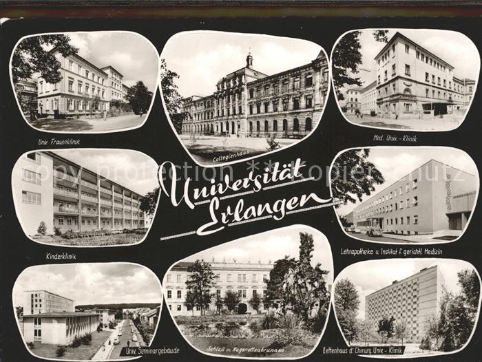 ERLANGEN Bayern Universitaet Gebaeude Schloss