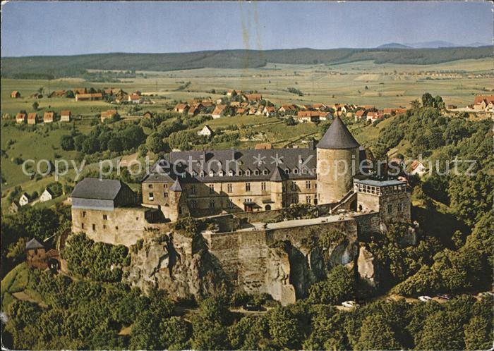 Waldeck Edersee Burghotel Schloss Waldeck Fliegeraufnahme