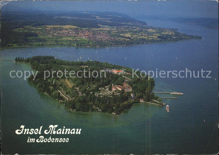 Insel Mainau Fliegeraufnahme