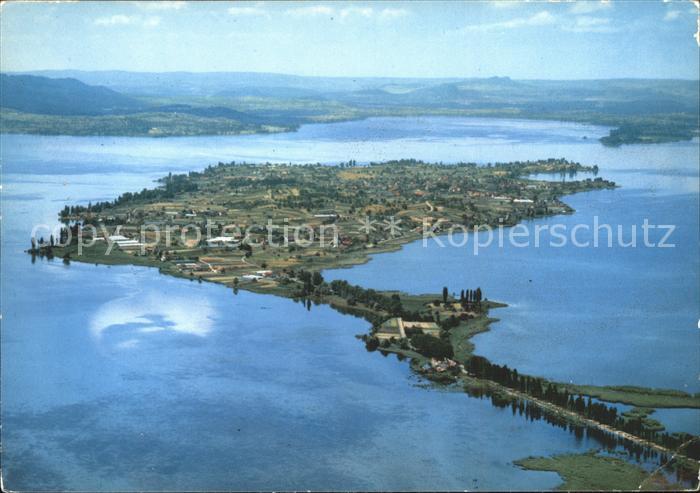 Insel Reichenau Fliegeraufnahme
