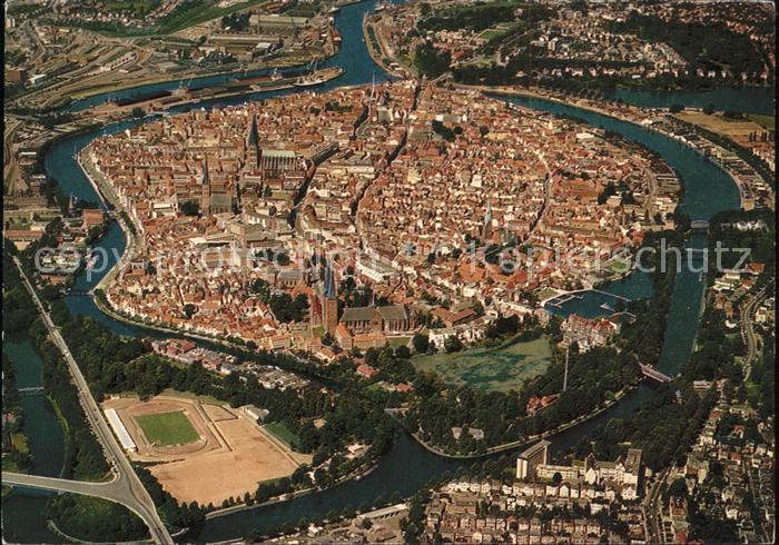 LueBECK CITY Fliegeraufnahme