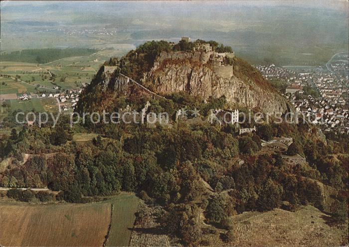 Hohentwiel Fliegeraufnahme Festungsruine