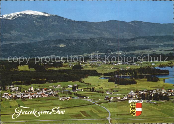 Faak am See Finkenstein Fliegeraufnahme